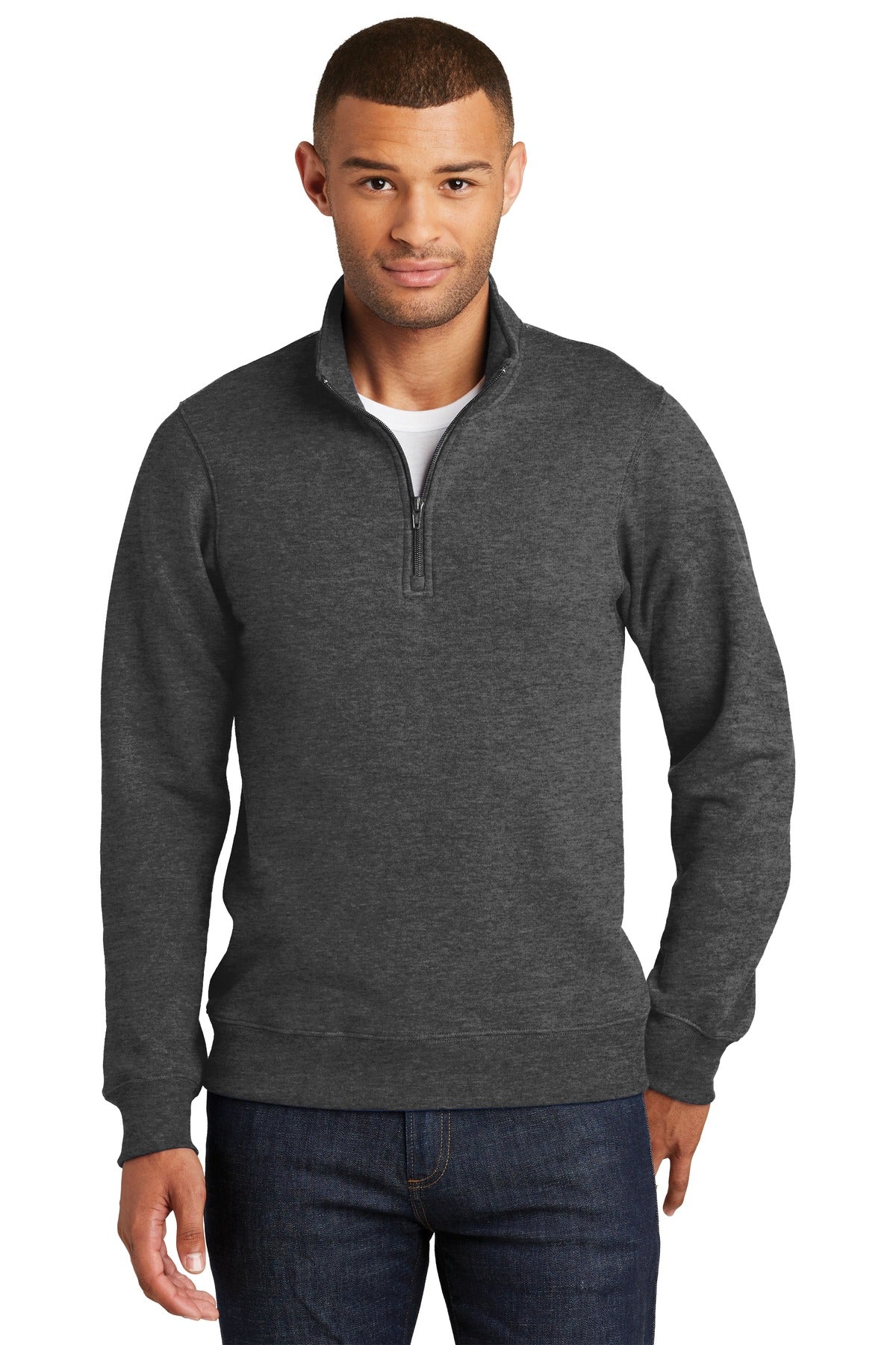 Port & Company - Men's Fan Favorite Fleece 1/4-Zip Pullover Sweatshirt Mens Apparel Sweatshirts & Fleece