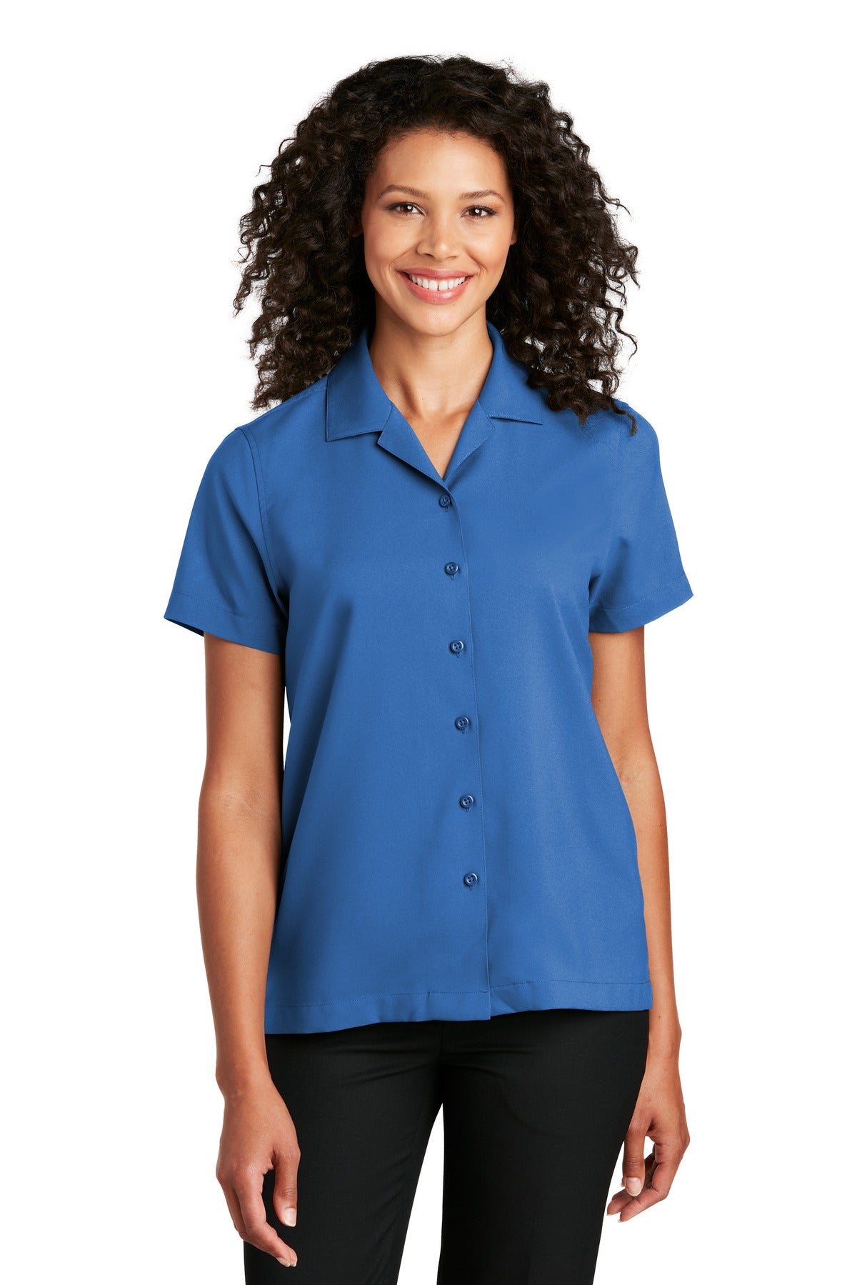 Port Authority Ladies Short Sleeve Performance Staff Shirt LW400 Womens Apparel Shirts & Tops