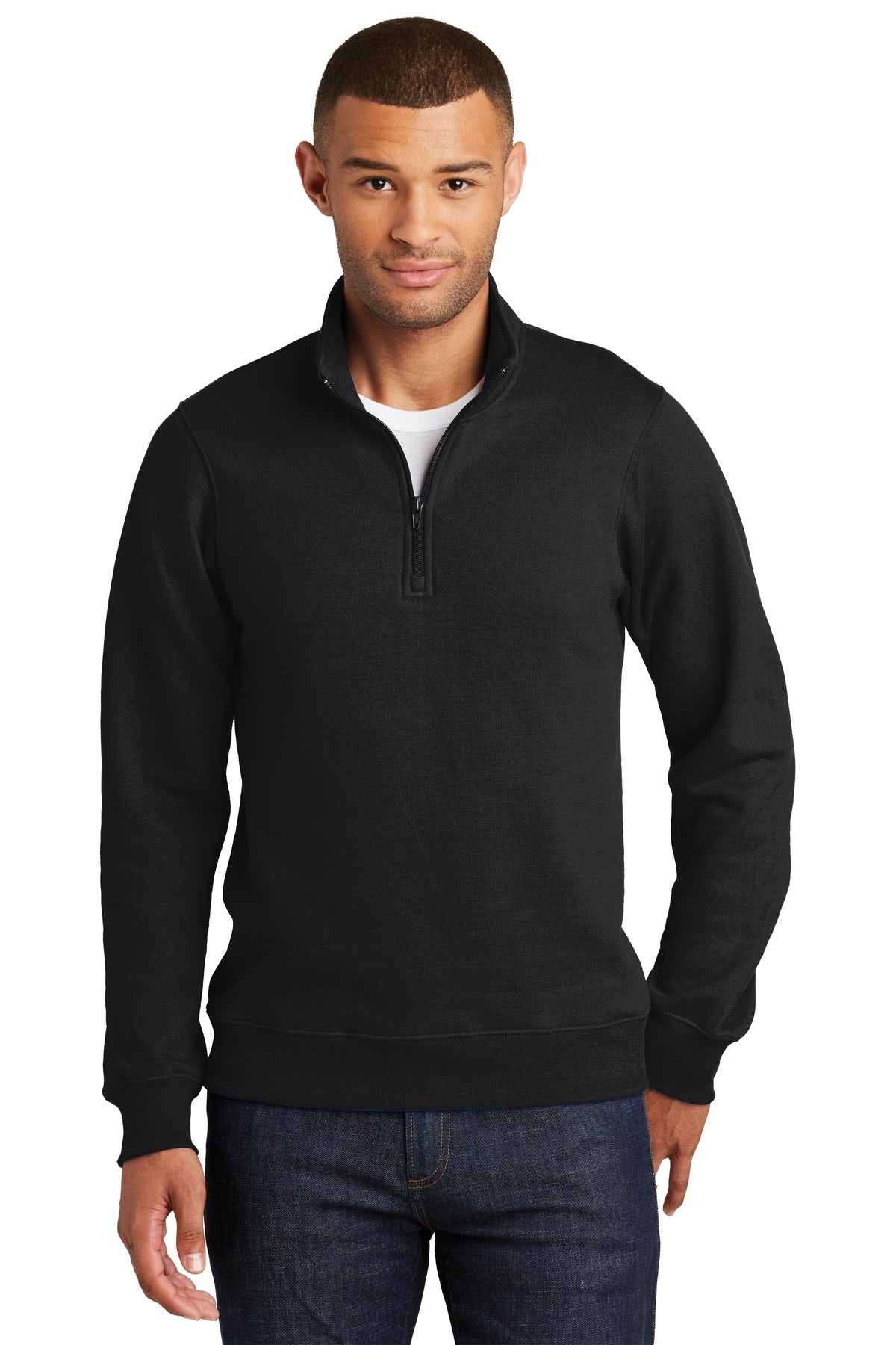 Port & Company - Men's Fan Favorite Fleece 1/4-Zip Pullover Sweatshirt Mens Apparel Sweatshirts & Fleece