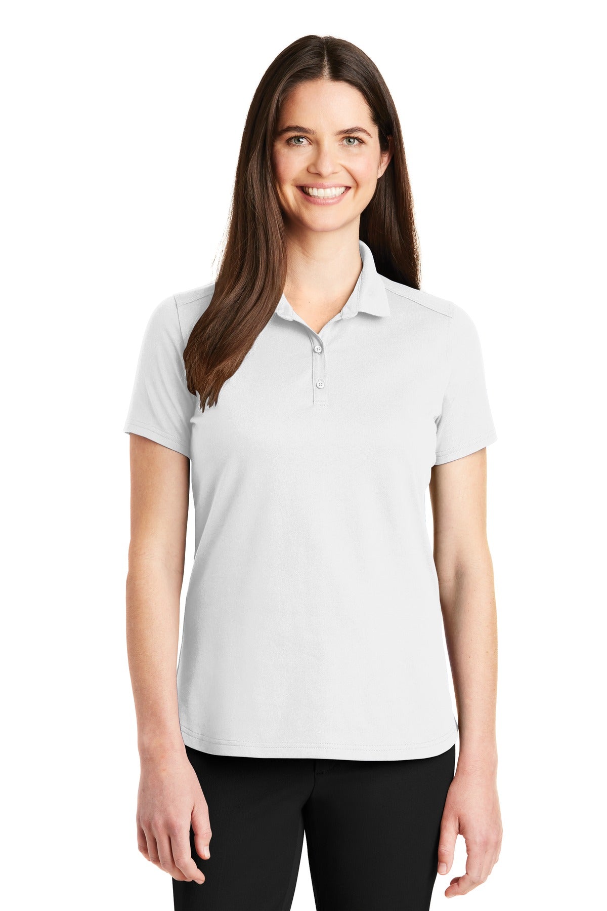 Port Authority Ladies SuperPro Knit Polo. LK164 Womens Apparel Shirts & Tops
