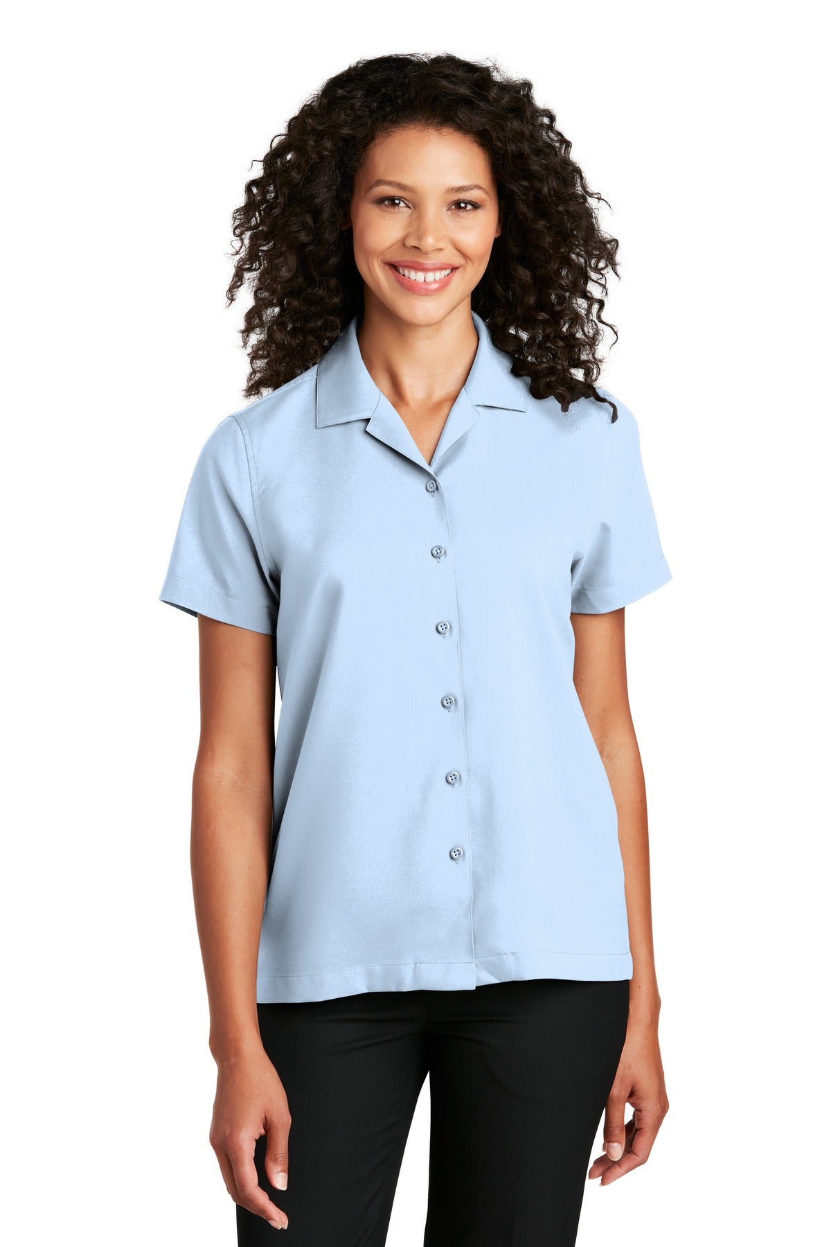 Port Authority Ladies Short Sleeve Performance Staff Shirt LW400 Womens Apparel Shirts & Tops