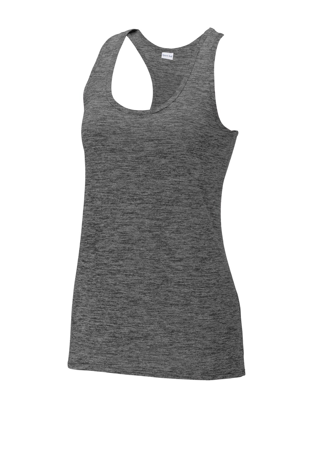 Sport-Tek Women's PosiCharge Electric Heather Racerback Tank Womens Apparel Shirts & Tops