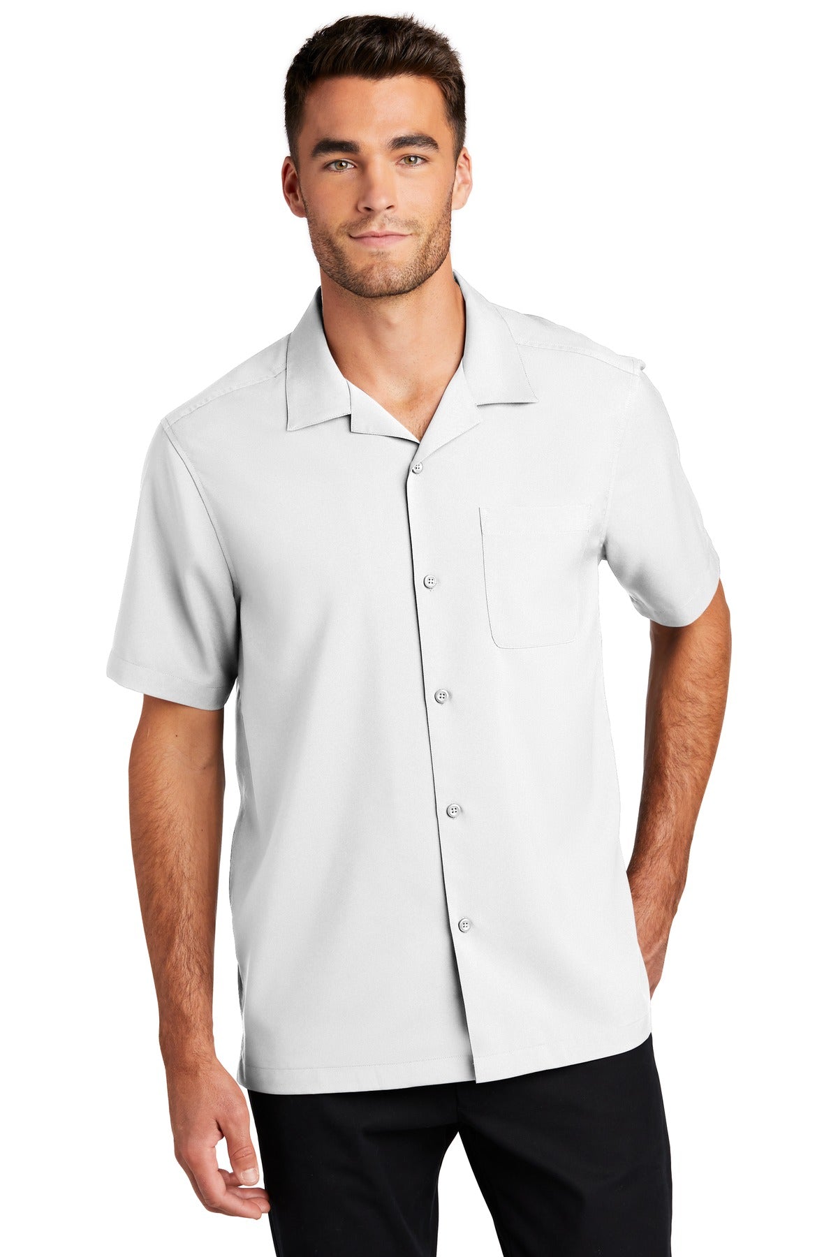 Port Authority Men's Short Sleeve Performance Staff Shirt W400 Mens Apparel Shirts & Tops