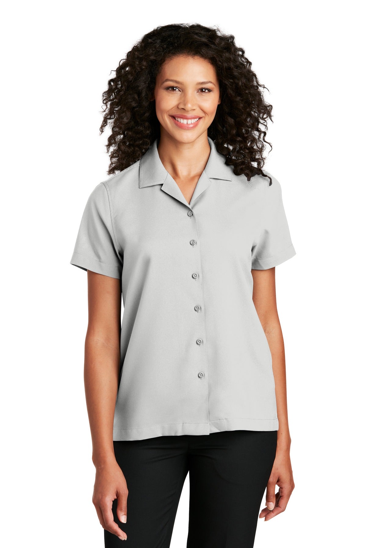 Port Authority Ladies Short Sleeve Performance Staff Shirt LW400 Womens Apparel Shirts & Tops