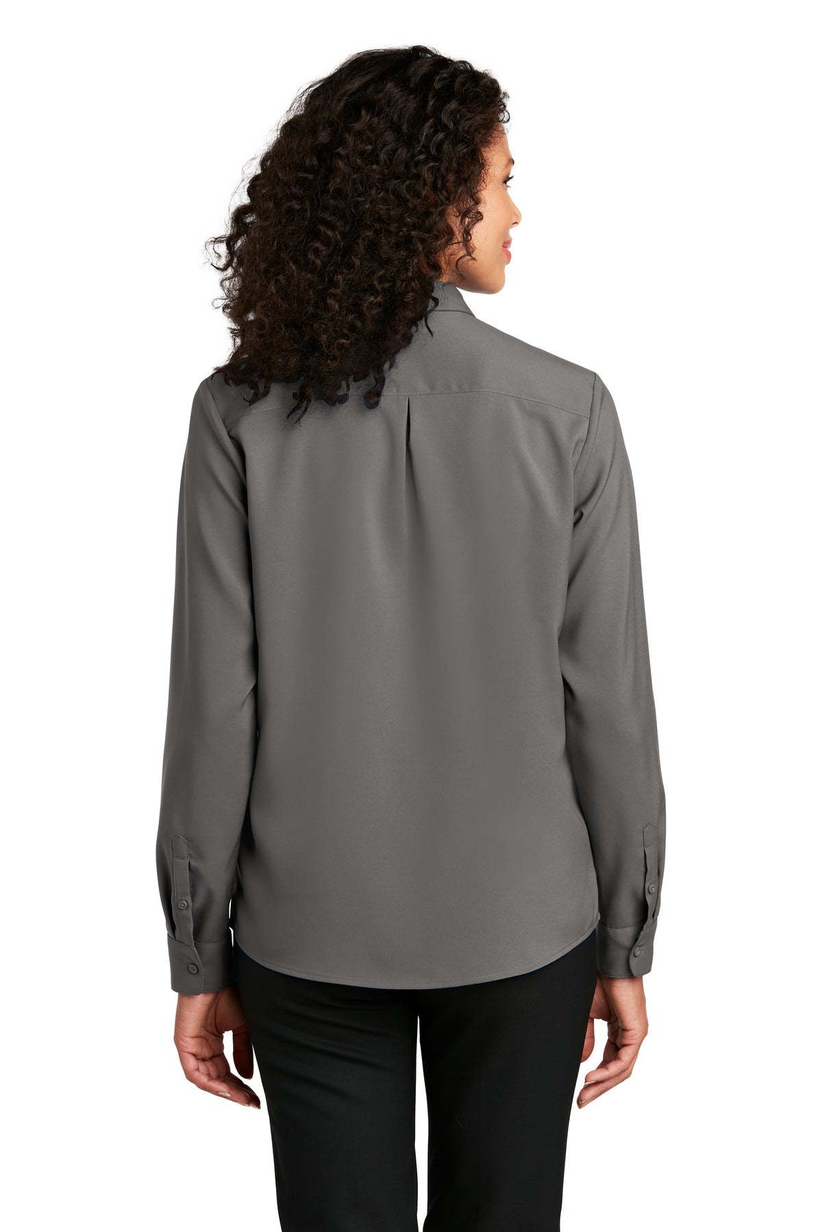 Port Authority Ladies Long Sleeve Performance Staff Shirt LW401 Womens Apparel Shirts & Tops