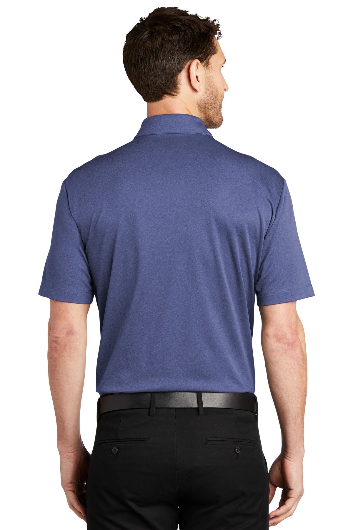 Port Authority Men's Heathered Silk Touch Performance Polo. K542 Mens Apparel Shirts & Tops