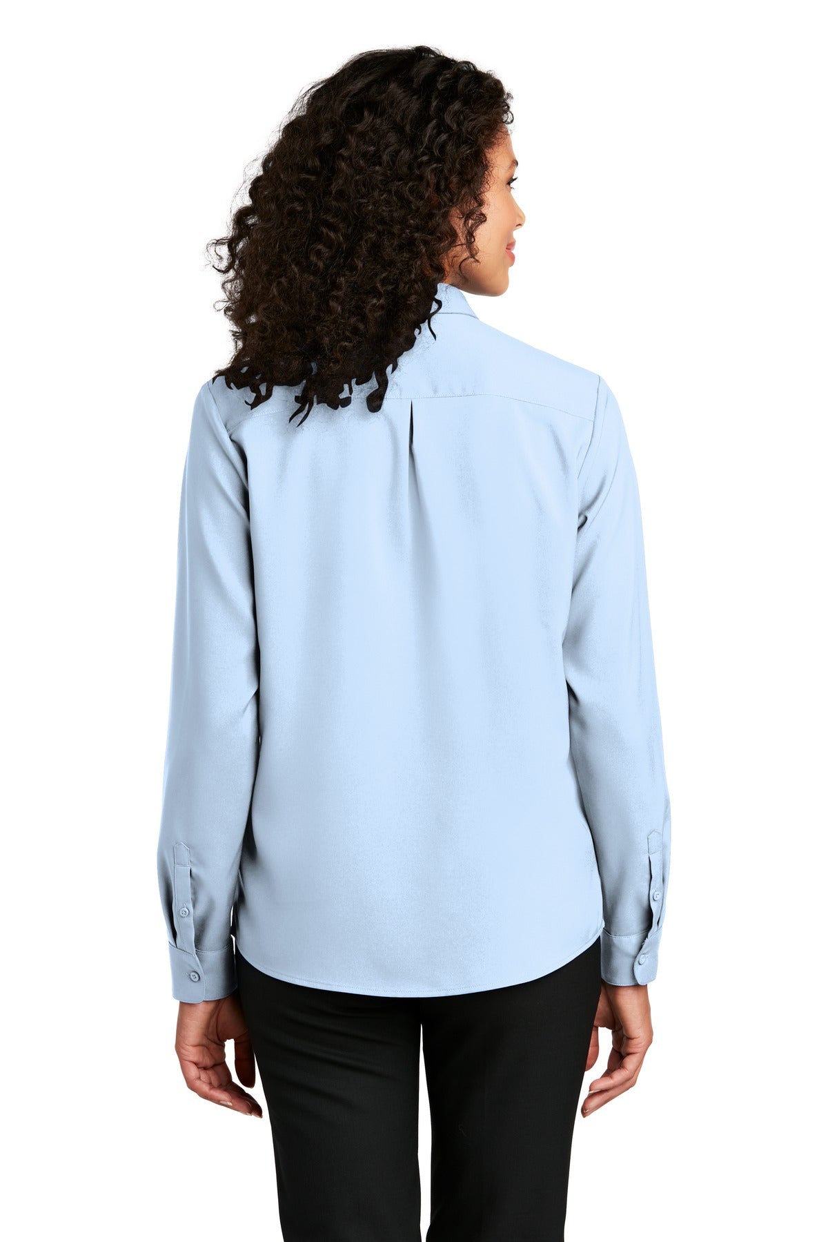 Port Authority Ladies Long Sleeve Performance Staff Shirt LW401 Womens Apparel Shirts & Tops