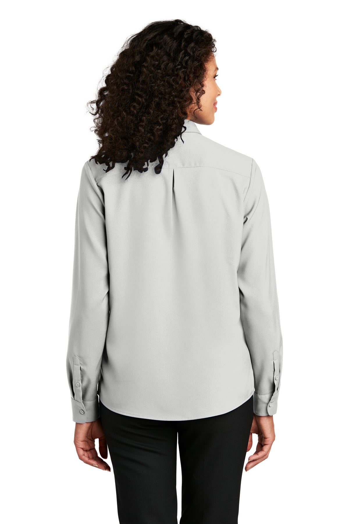 Port Authority Ladies Long Sleeve Performance Staff Shirt LW401 Womens Apparel Shirts & Tops