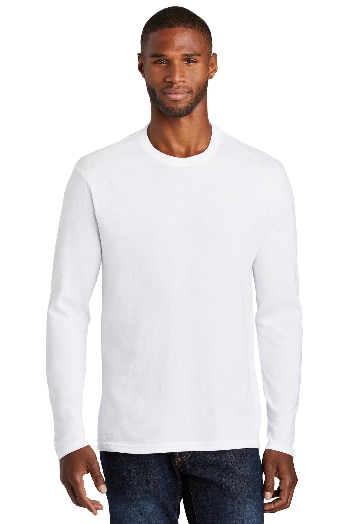 Port & Company Men's Long Sleeve Fan Favorite Blend Tee Mens Apparel Shirts & Tops