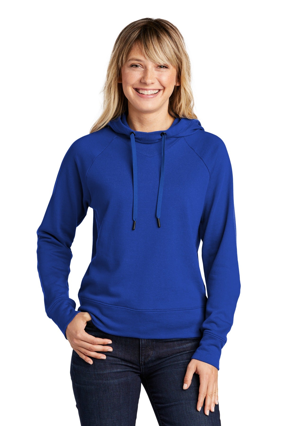 Sport-Tek Women's Lightweight French Terry Pullover Hoodie LST272 Womens Apparel Sweatshirts & Fleece