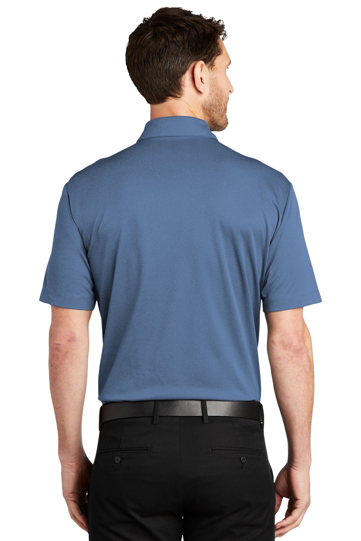 Port Authority Men's Heathered Silk Touch Performance Polo. K542 Mens Apparel Shirts & Tops