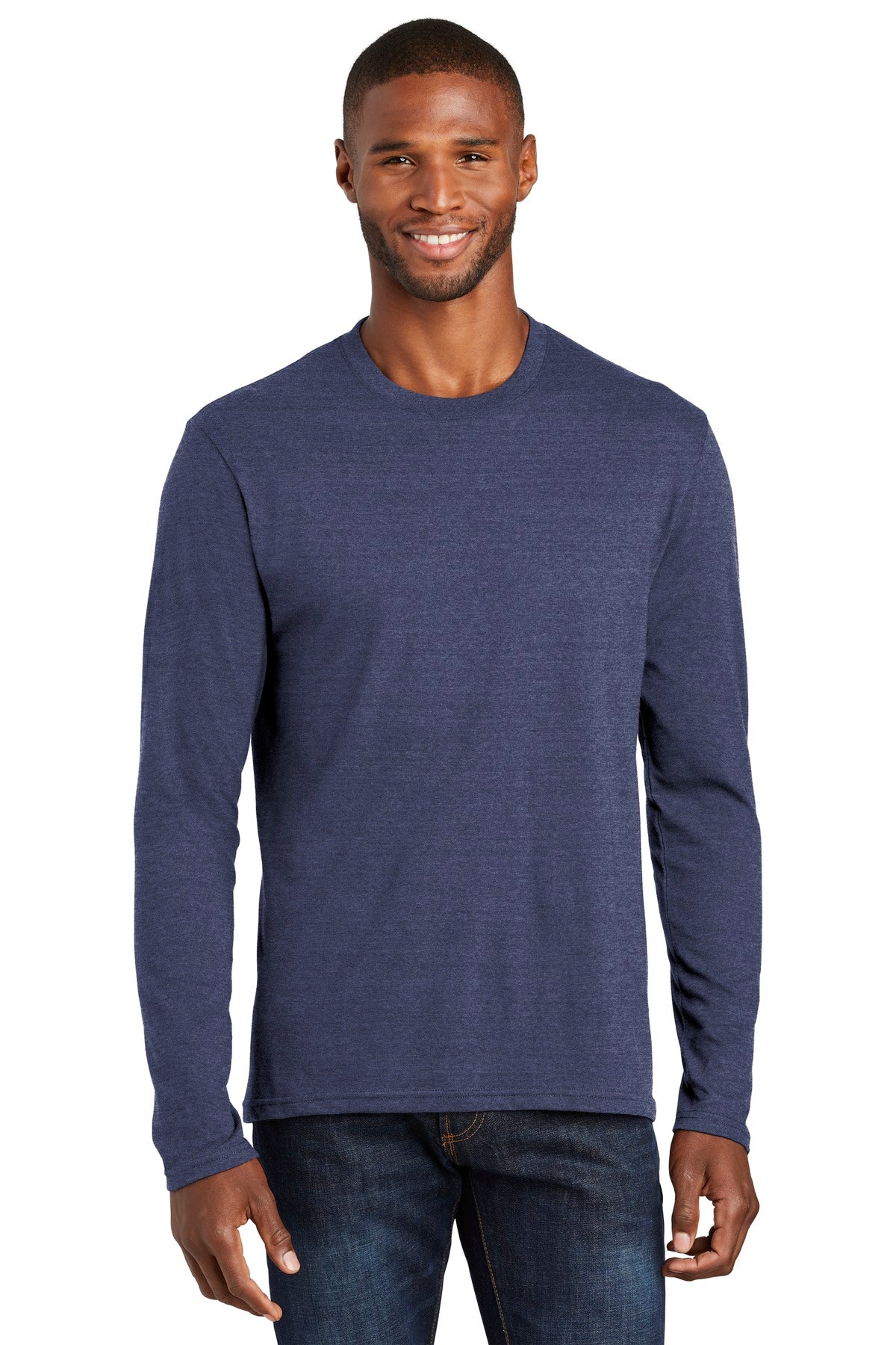 Port & Company Men's Long Sleeve Fan Favorite Blend Tee Mens Apparel Shirts & Tops
