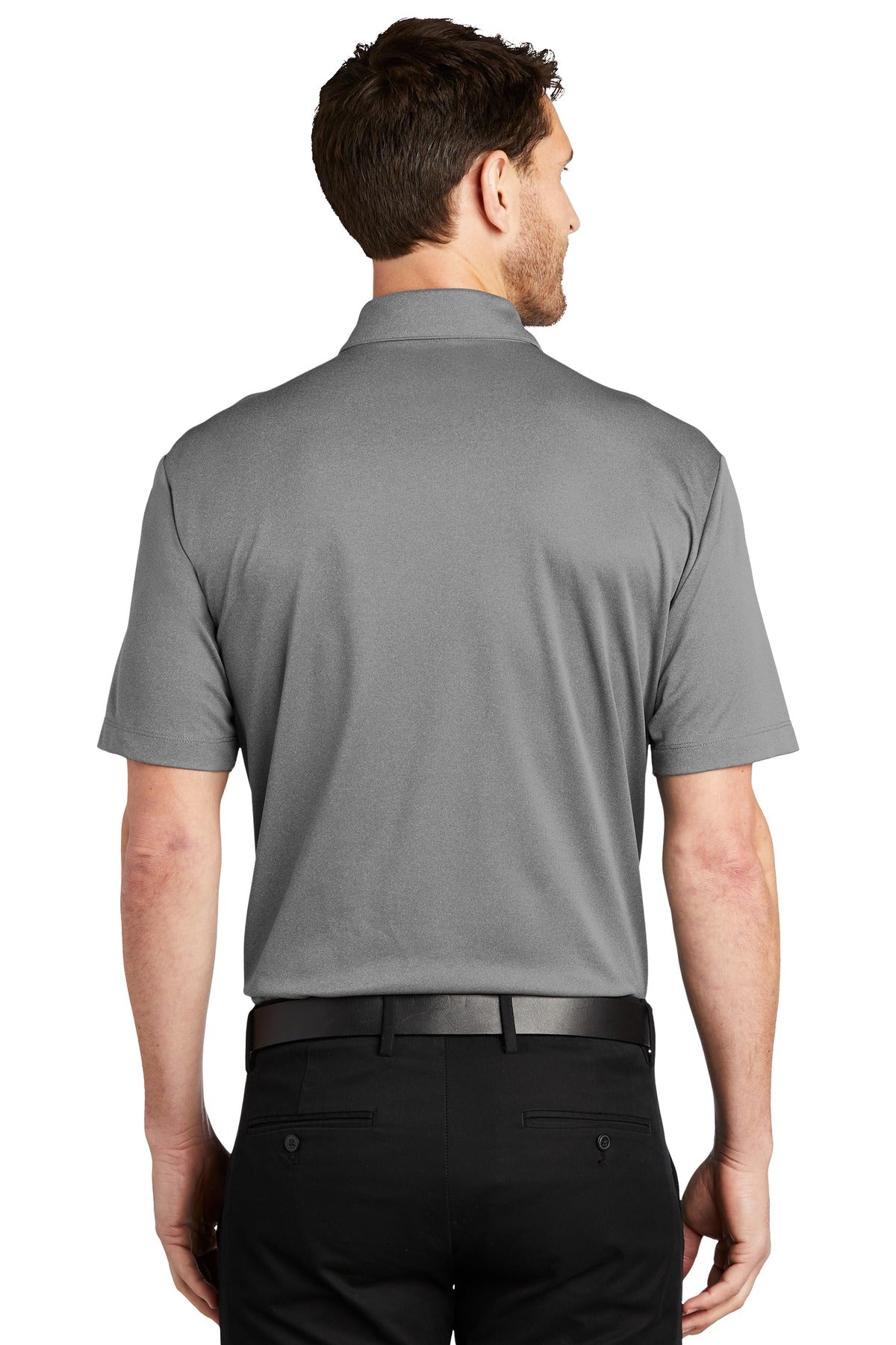 Port Authority Men's Heathered Silk Touch Performance Polo. K542 Mens Apparel Shirts & Tops
