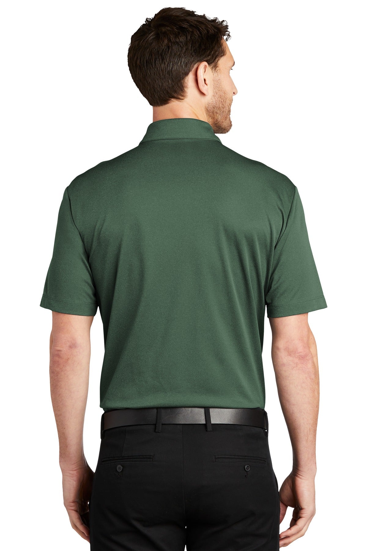 Port Authority Men's Heathered Silk Touch Performance Polo. K542 Mens Apparel Shirts & Tops