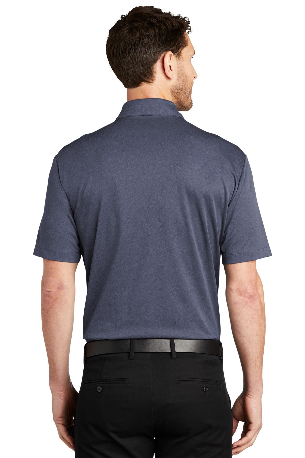 Port Authority Men's Heathered Silk Touch Performance Polo. K542 Mens Apparel Shirts & Tops