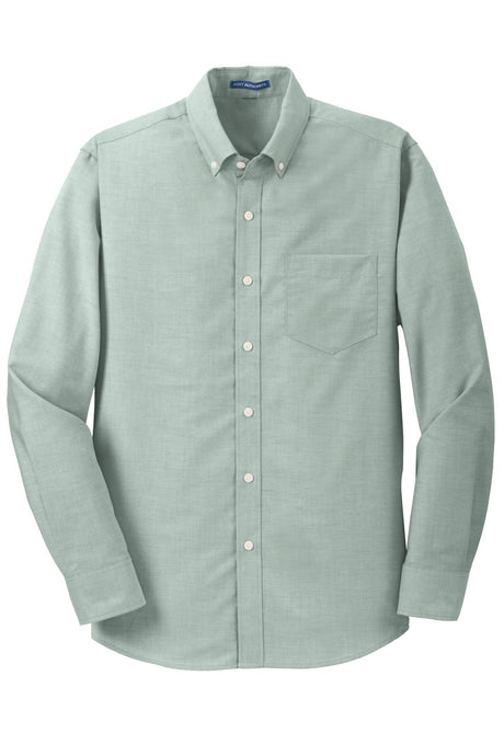 Port Authority Men's SuperPro Oxford Shirt. S658 Mens Apparel Shirts & Tops