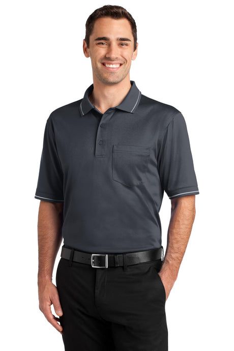 CornerStone Men's Select Snag-Proof Tipped Pocket Polo. CS415 CornerStone