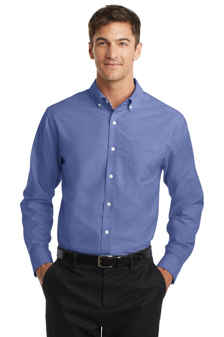 Port Authority Men's SuperPro Oxford Shirt. S658 Mens Apparel Shirts & Tops