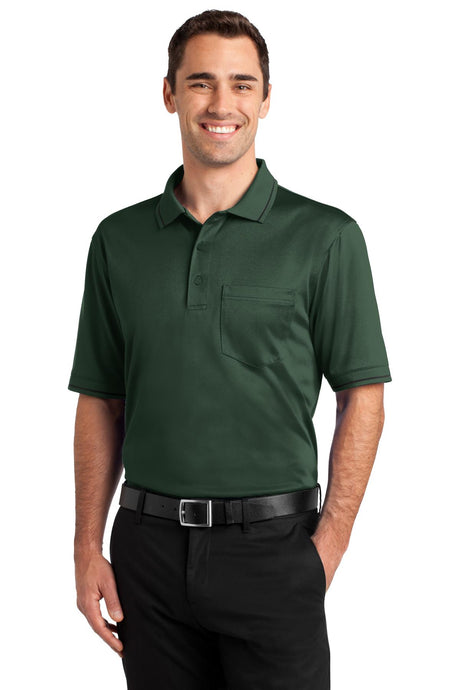 CornerStone Men's Select Snag-Proof Tipped Pocket Polo. CS415 CornerStone