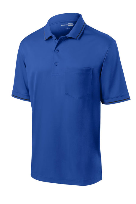 CornerStone Men's Select Snag-Proof Tipped Pocket Polo. CS415 CornerStone