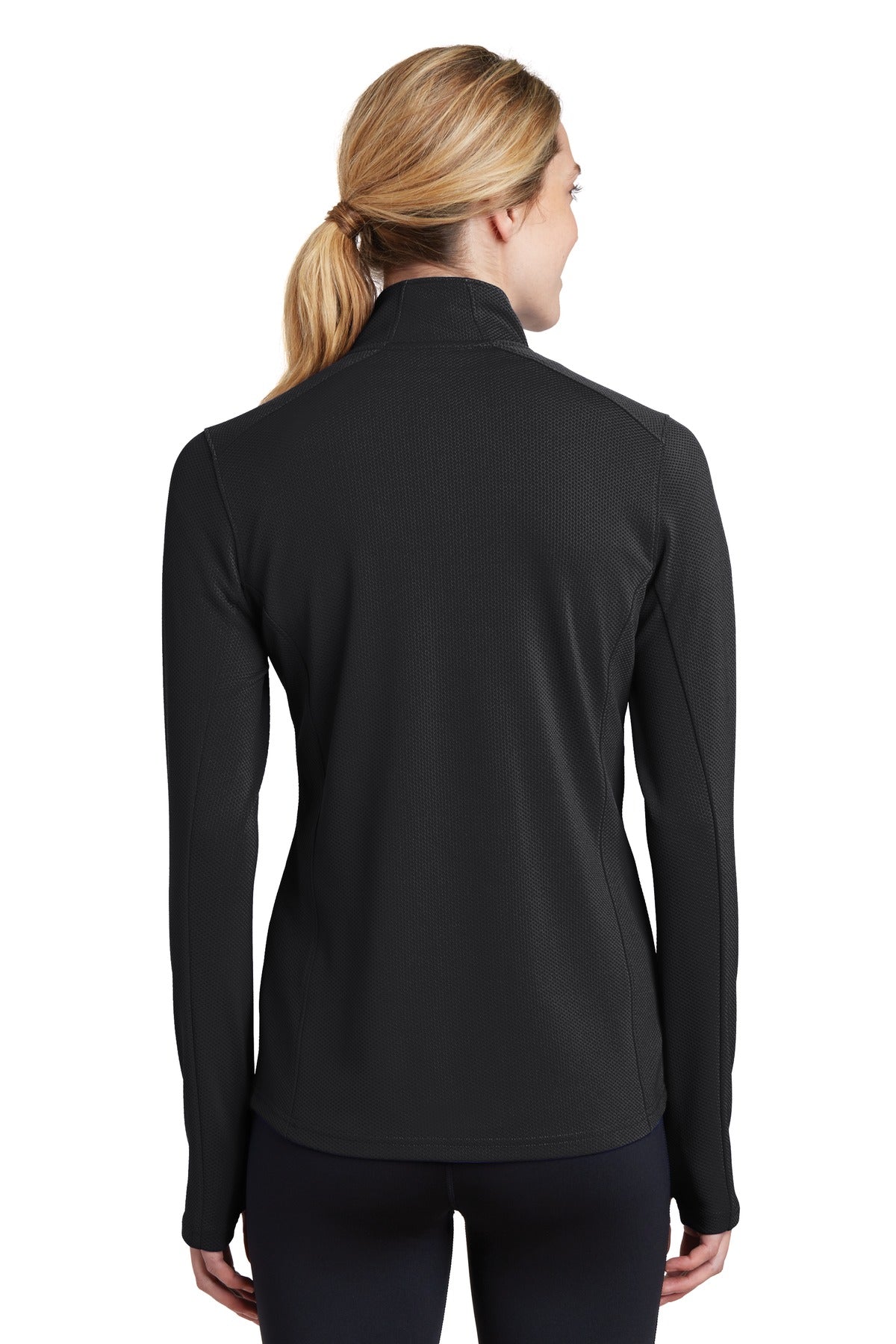 Sport-Tek Women's Sport-Wick Textured 1/4-Zip Pullover LST860 Womens Apparel Sweatshirts & Fleece