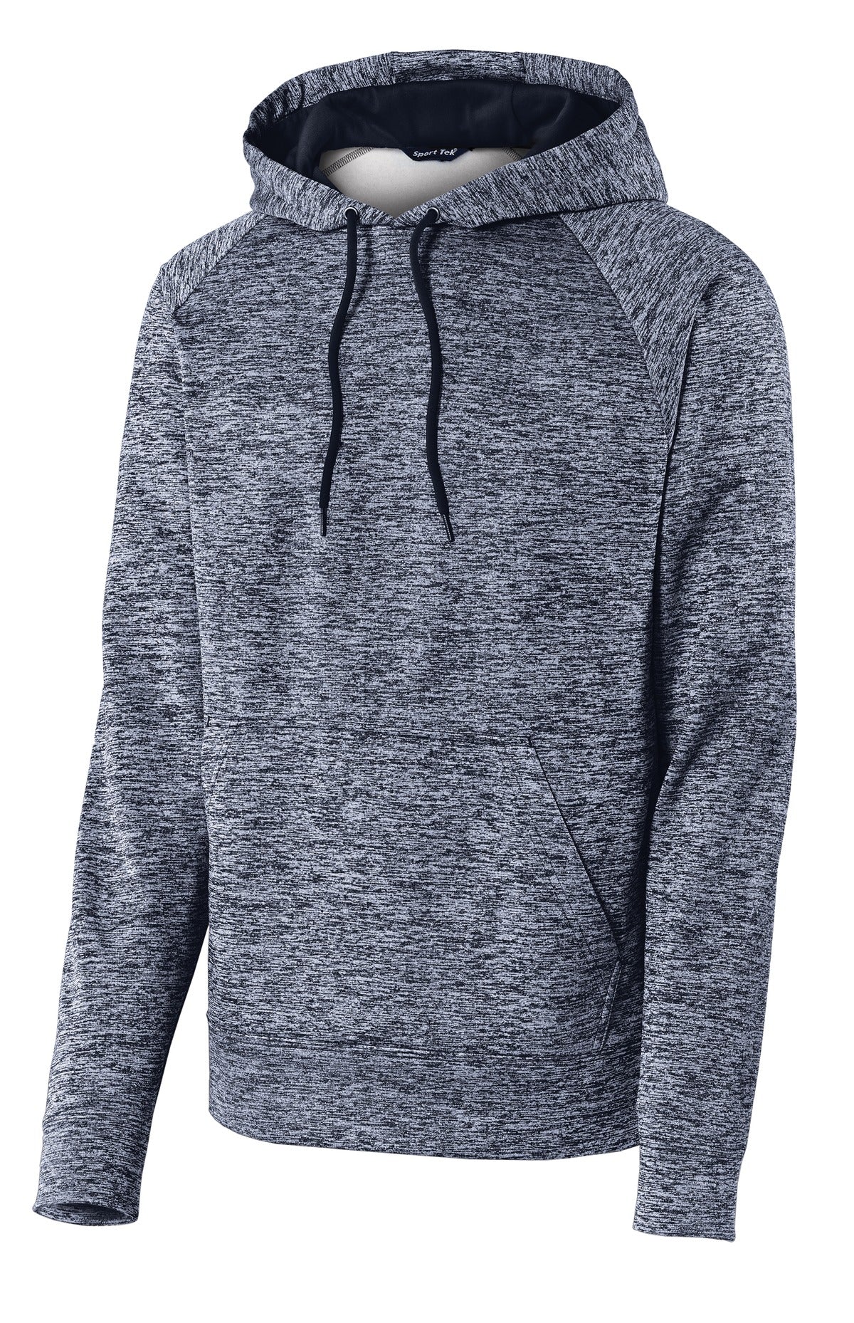 Sport-Tek Men's PosiCharge Electric Heather Fleece Hooded Pullover Mens Apparel Sweatshirts & Fleece