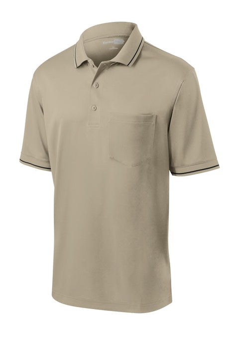 CornerStone Men's Select Snag-Proof Tipped Pocket Polo. CS415 CornerStone