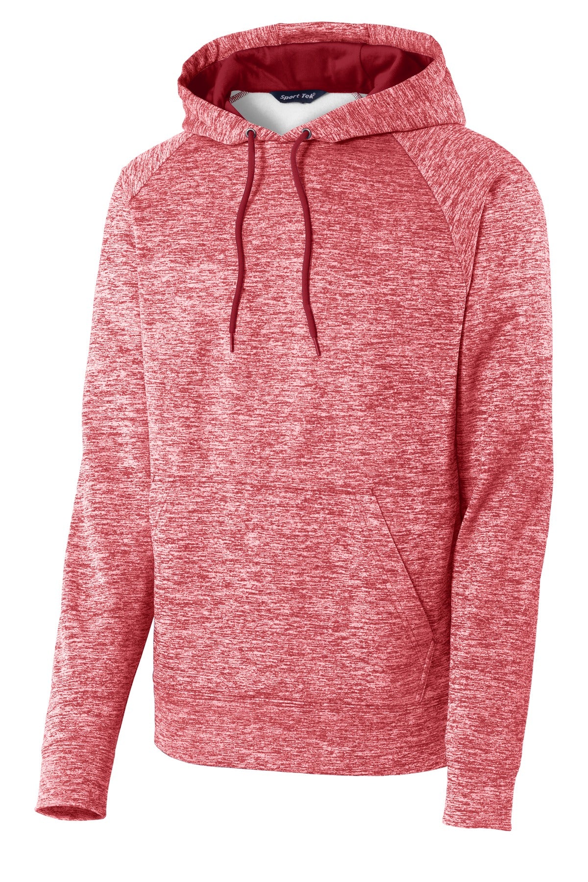 Sport-Tek Men's PosiCharge Electric Heather Fleece Hooded Pullover Mens Apparel Sweatshirts & Fleece