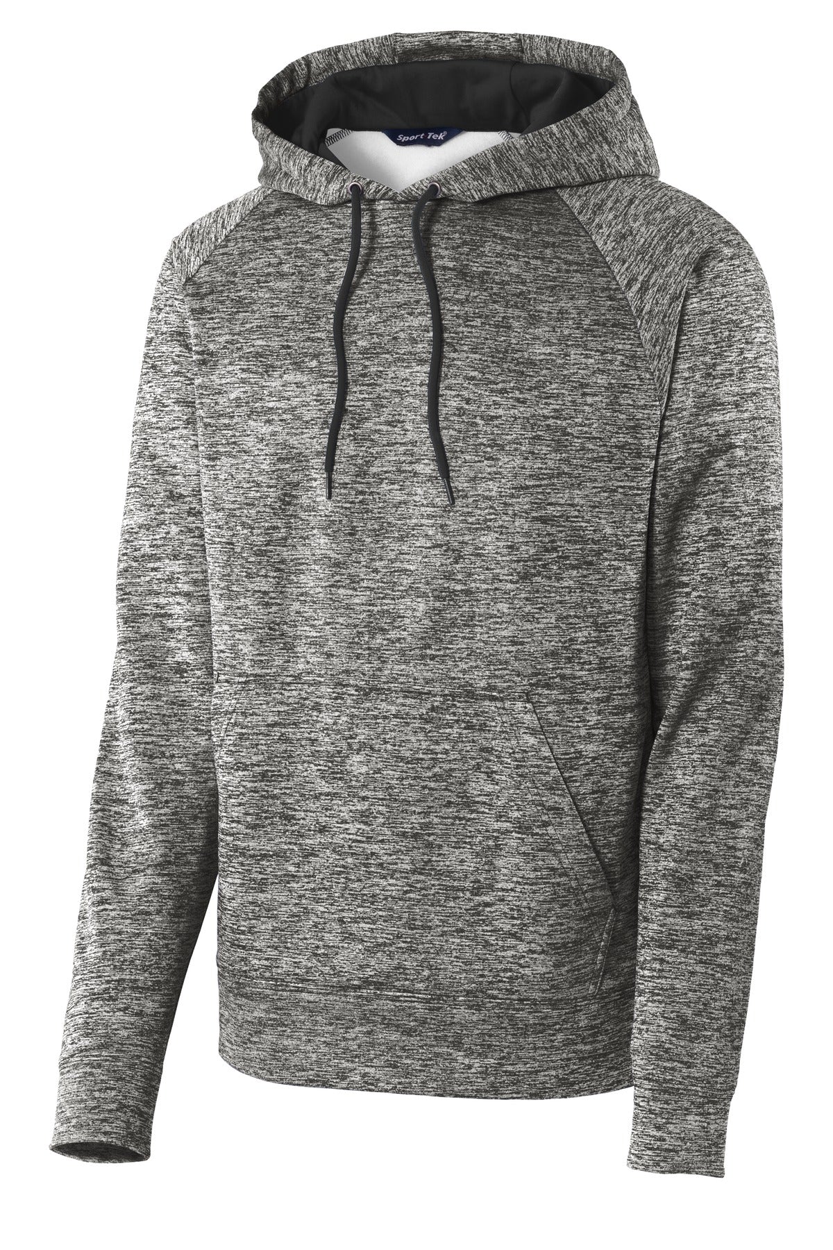 Sport-Tek Men's PosiCharge Electric Heather Fleece Hooded Pullover Mens Apparel Sweatshirts & Fleece