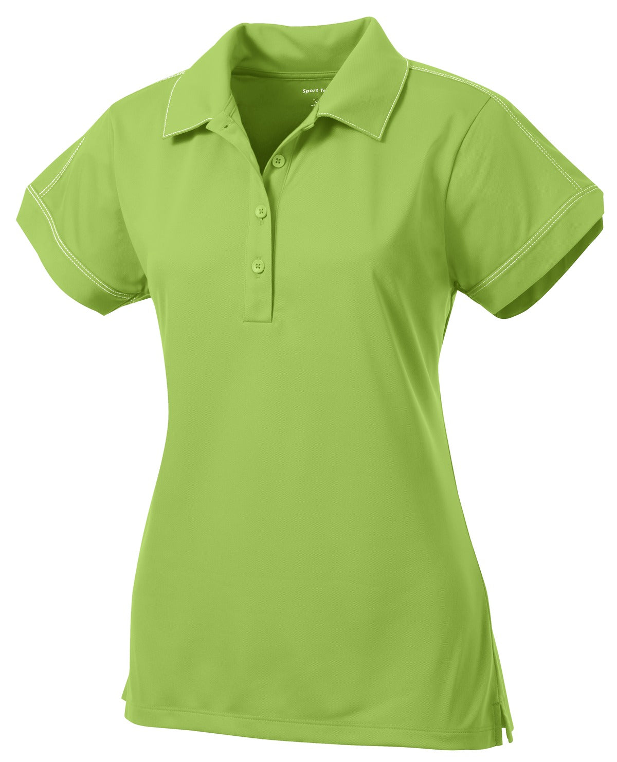 Sport-Tek Women's Contrast Stitch Micropique Sport-Wick Polo LST659 Womens Apparel Shirts & Tops
