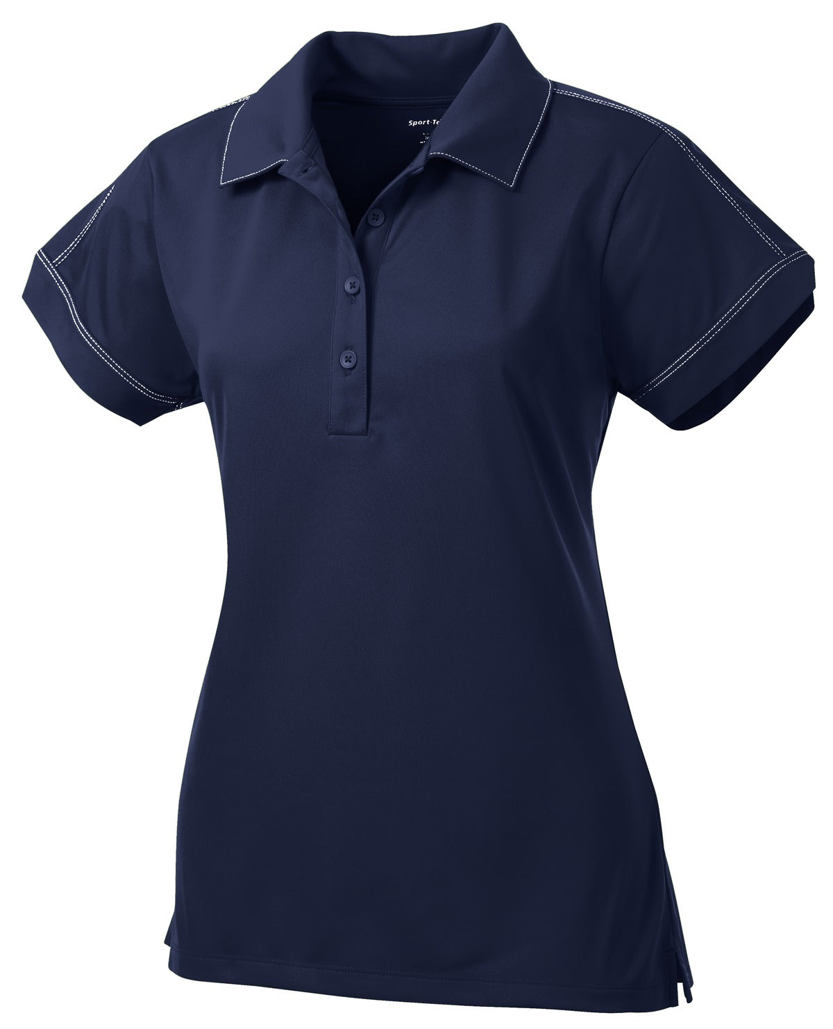 Sport-Tek Women's Contrast Stitch Micropique Sport-Wick Polo LST659 Womens Apparel Shirts & Tops