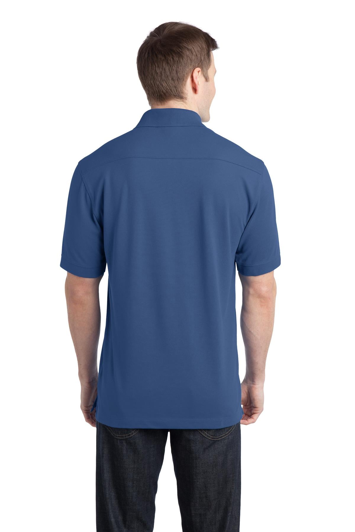 Port Authority Men's Stretch Pique Polo. K555 Mens Apparel Shirts & Tops