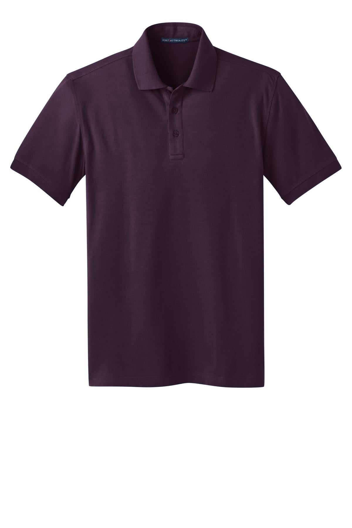 Port Authority Men's Stretch Pique Polo. K555 Mens Apparel Shirts & Tops