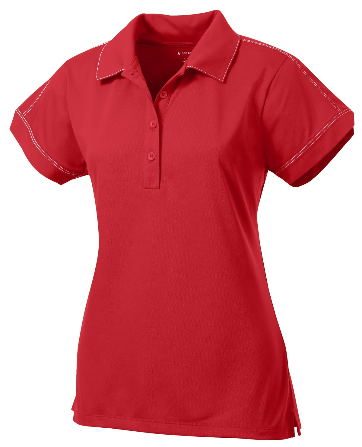 Sport-Tek Women's Contrast Stitch Micropique Sport-Wick Polo LST659 Womens Apparel Shirts & Tops