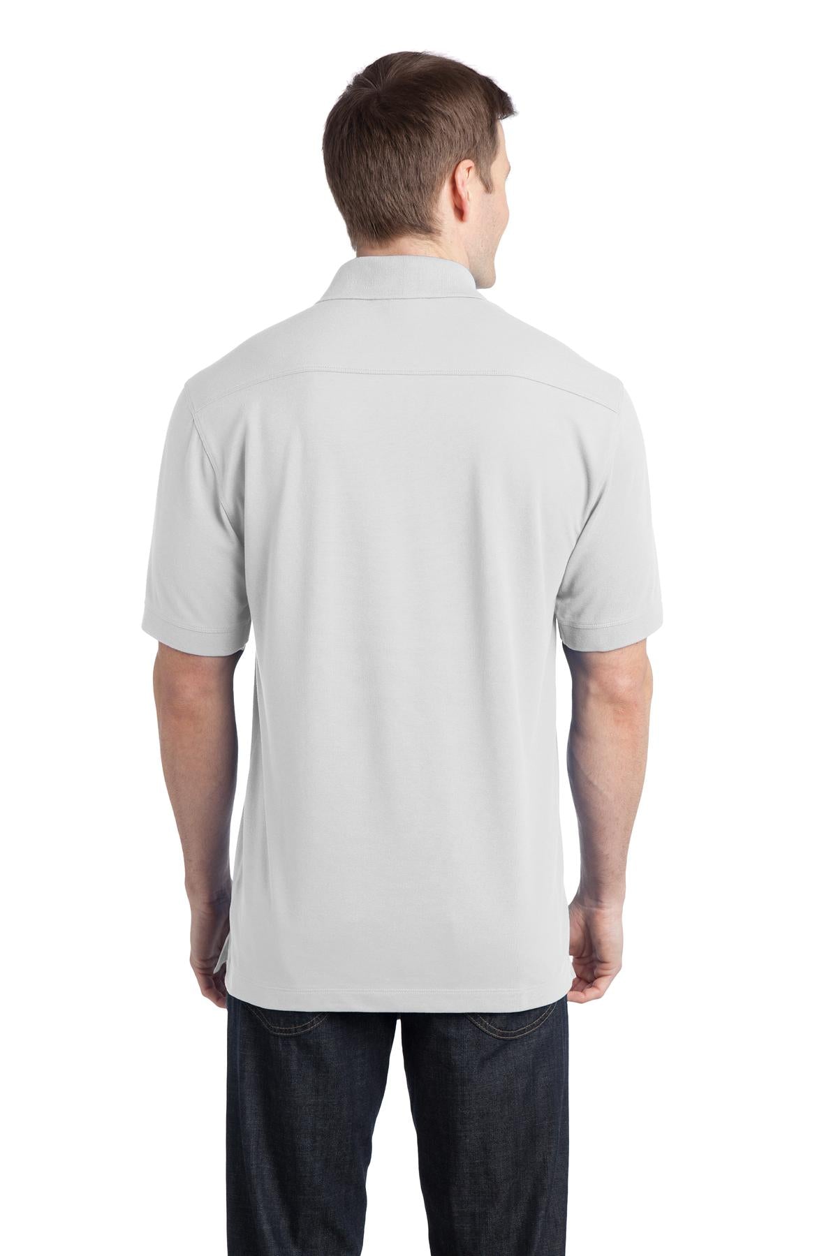 Port Authority Men's Stretch Pique Polo. K555 Mens Apparel Shirts & Tops