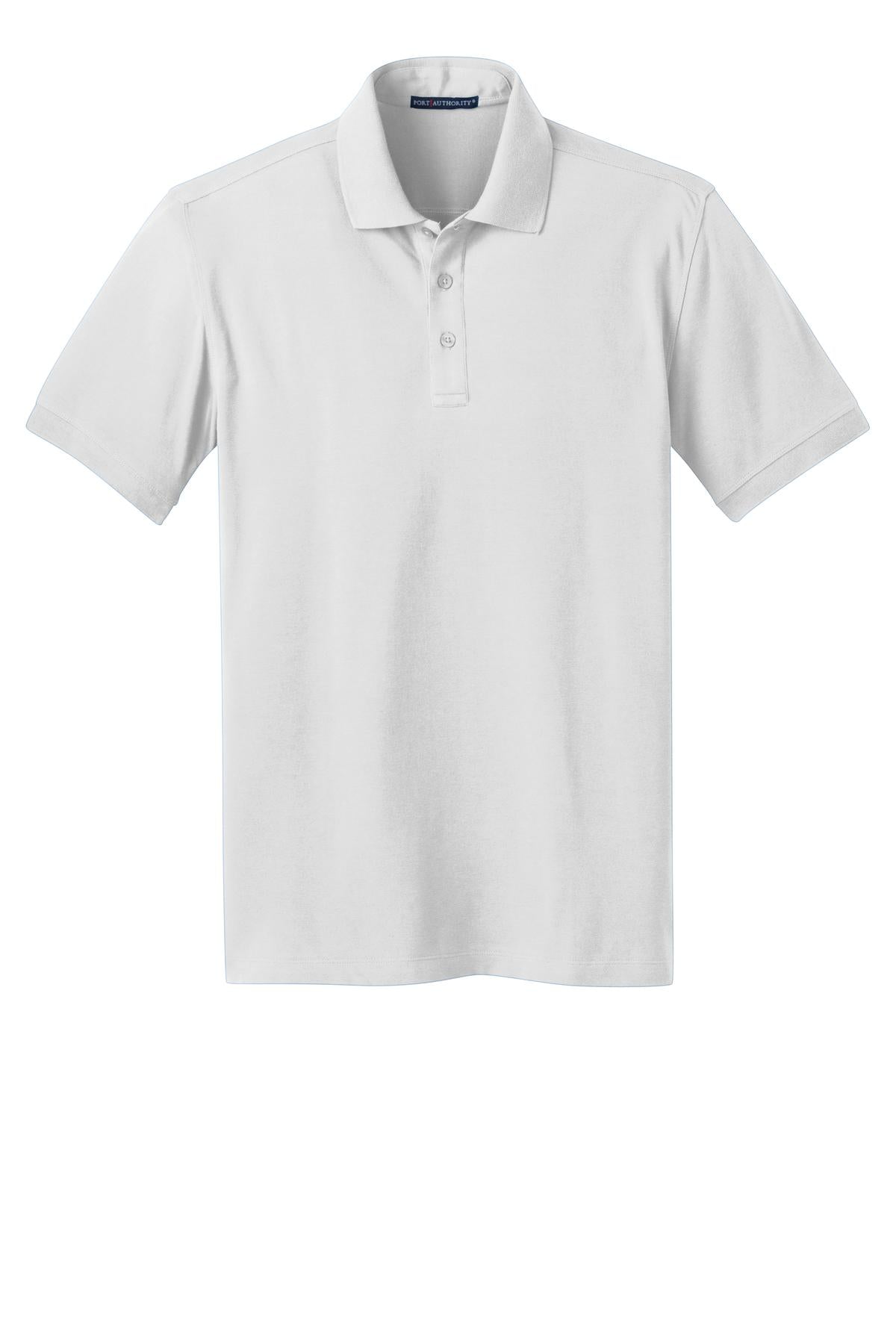 Port Authority Men's Stretch Pique Polo. K555 Mens Apparel Shirts & Tops