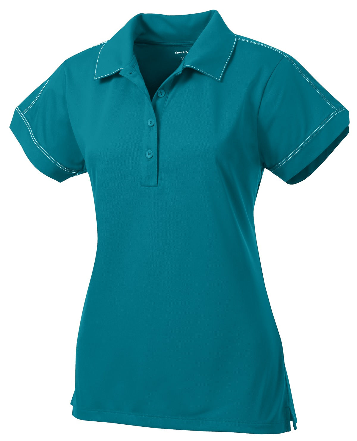 Sport-Tek Women's Contrast Stitch Micropique Sport-Wick Polo LST659 Womens Apparel Shirts & Tops