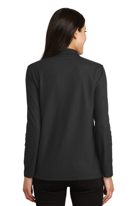 Port Authority Ladies Silk Touch Long Sleeve Polo. L500LS Womens Apparel Shirts & Tops