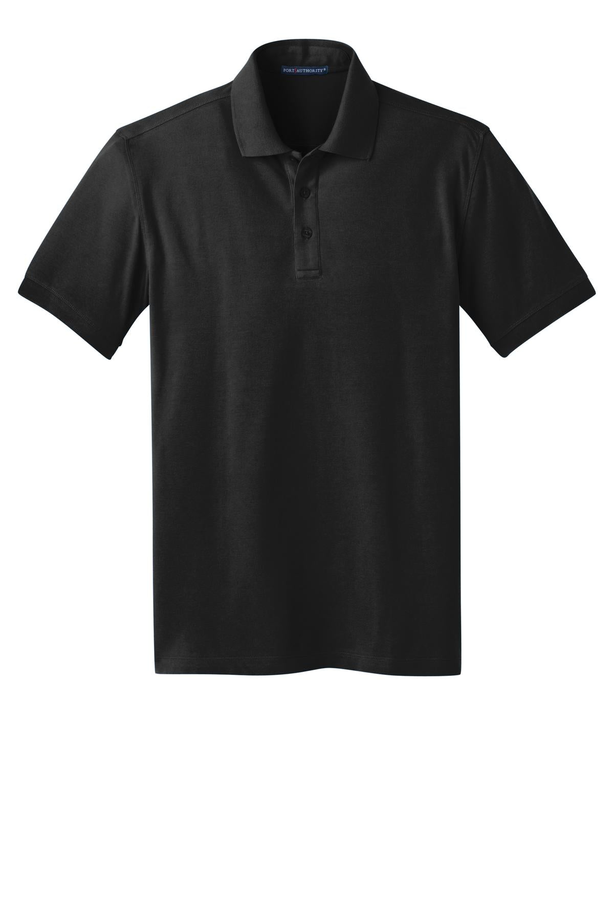 Port Authority Men's Stretch Pique Polo. K555 Mens Apparel Shirts & Tops