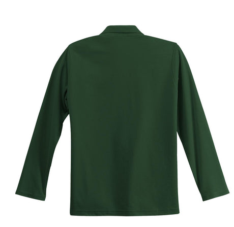 Port Authority Ladies Silk Touch Long Sleeve Polo. L500LS Womens Apparel Shirts & Tops