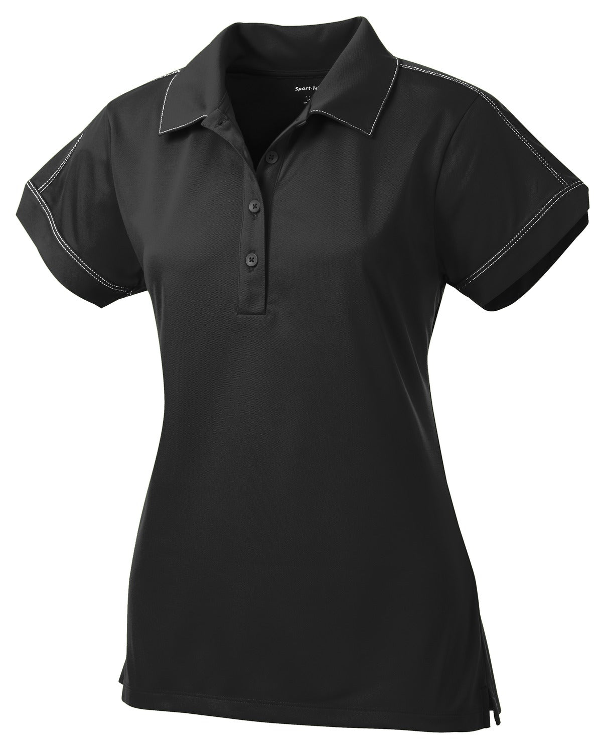 Sport-Tek Women's Contrast Stitch Micropique Sport-Wick Polo LST659 Womens Apparel Shirts & Tops