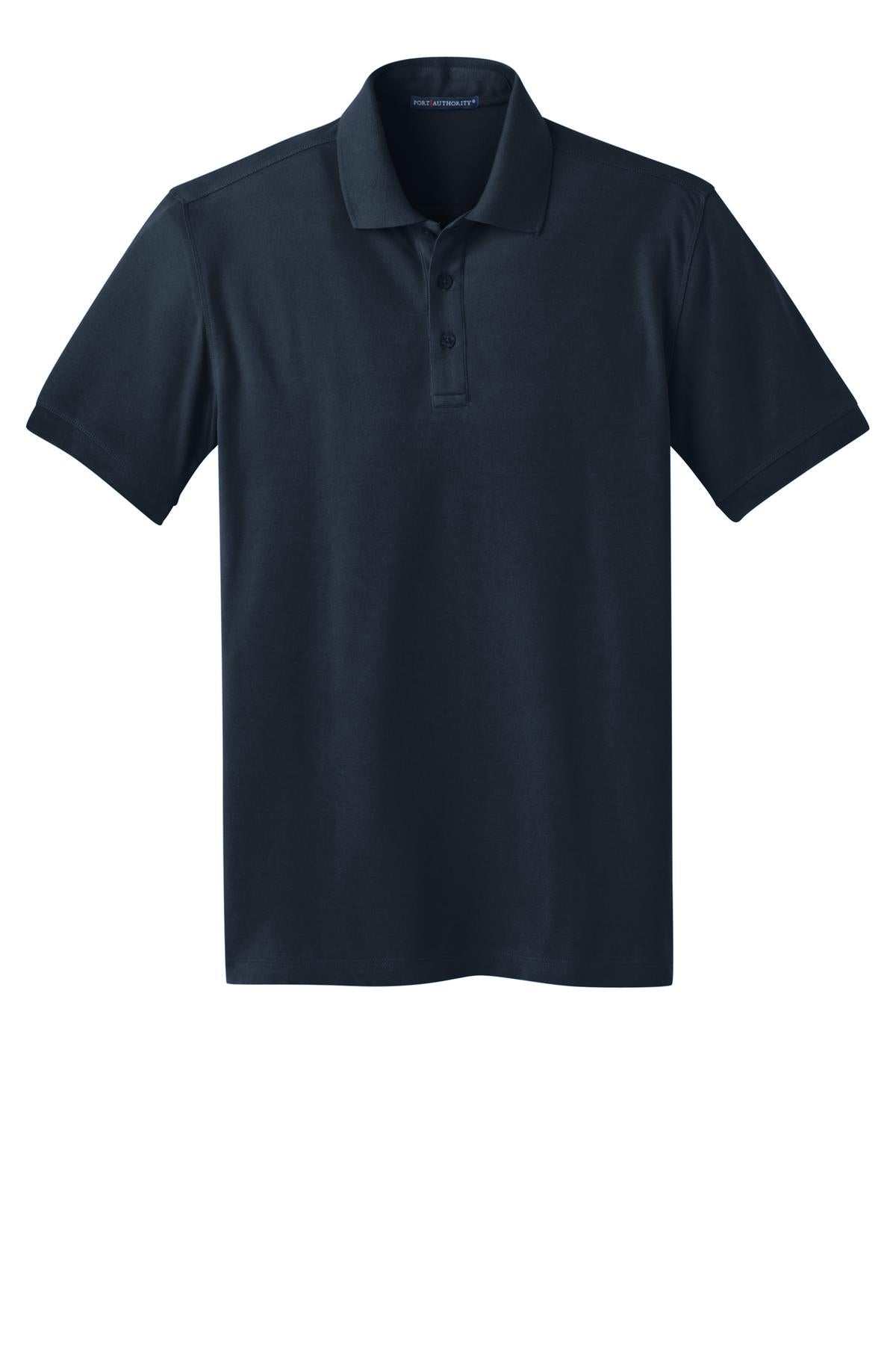 Port Authority Men's Stretch Pique Polo. K555 Mens Apparel Shirts & Tops