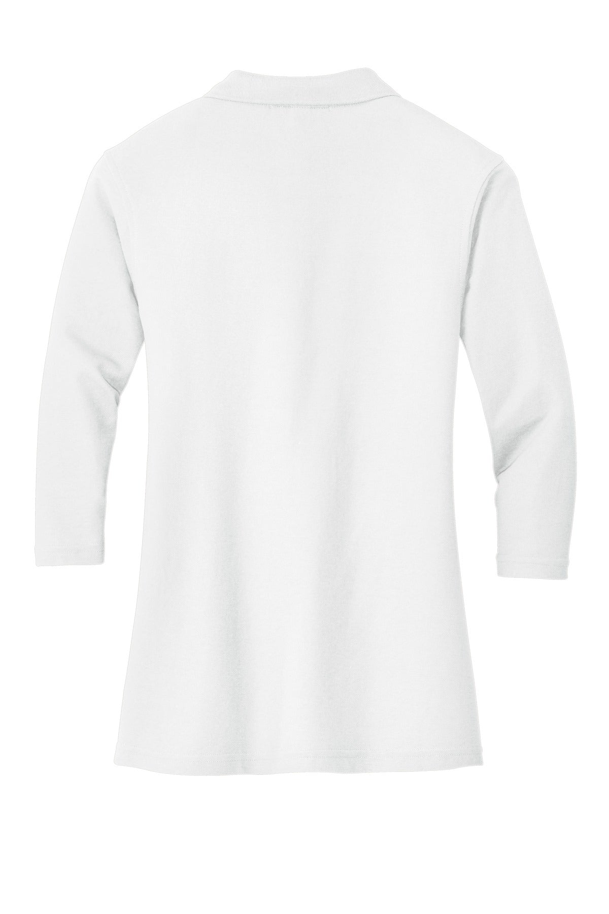 Port Authority Ladies Silk Touch 3/4-Sleeve Polo. L562 Womens Apparel Shirts & Tops