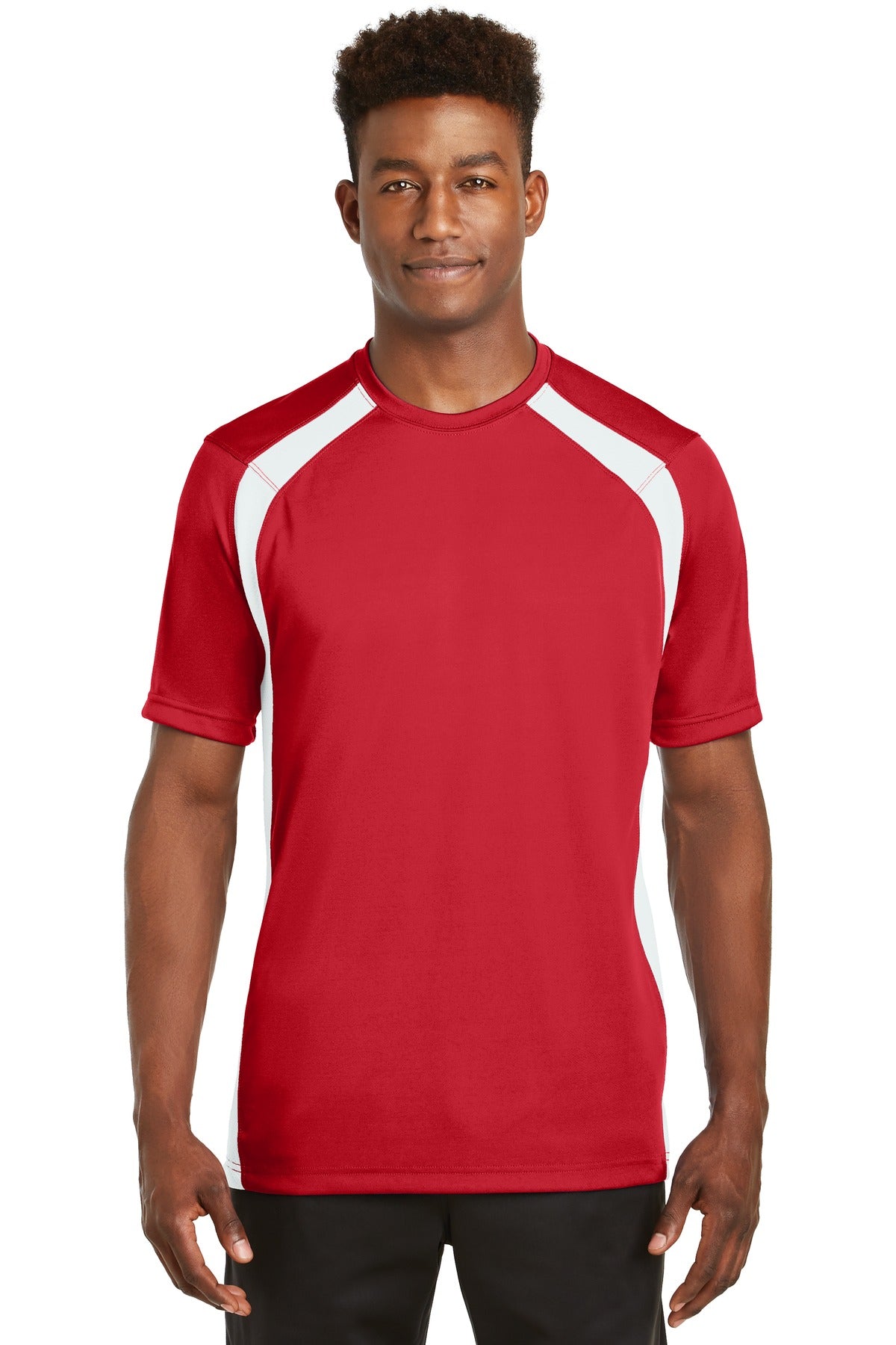 Sport-Tek Men's Dry Zone Colorblock Crew Mens Apparel Shirts & Tops