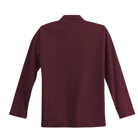 Port Authority Ladies Silk Touch Long Sleeve Polo. L500LS Womens Apparel Shirts & Tops