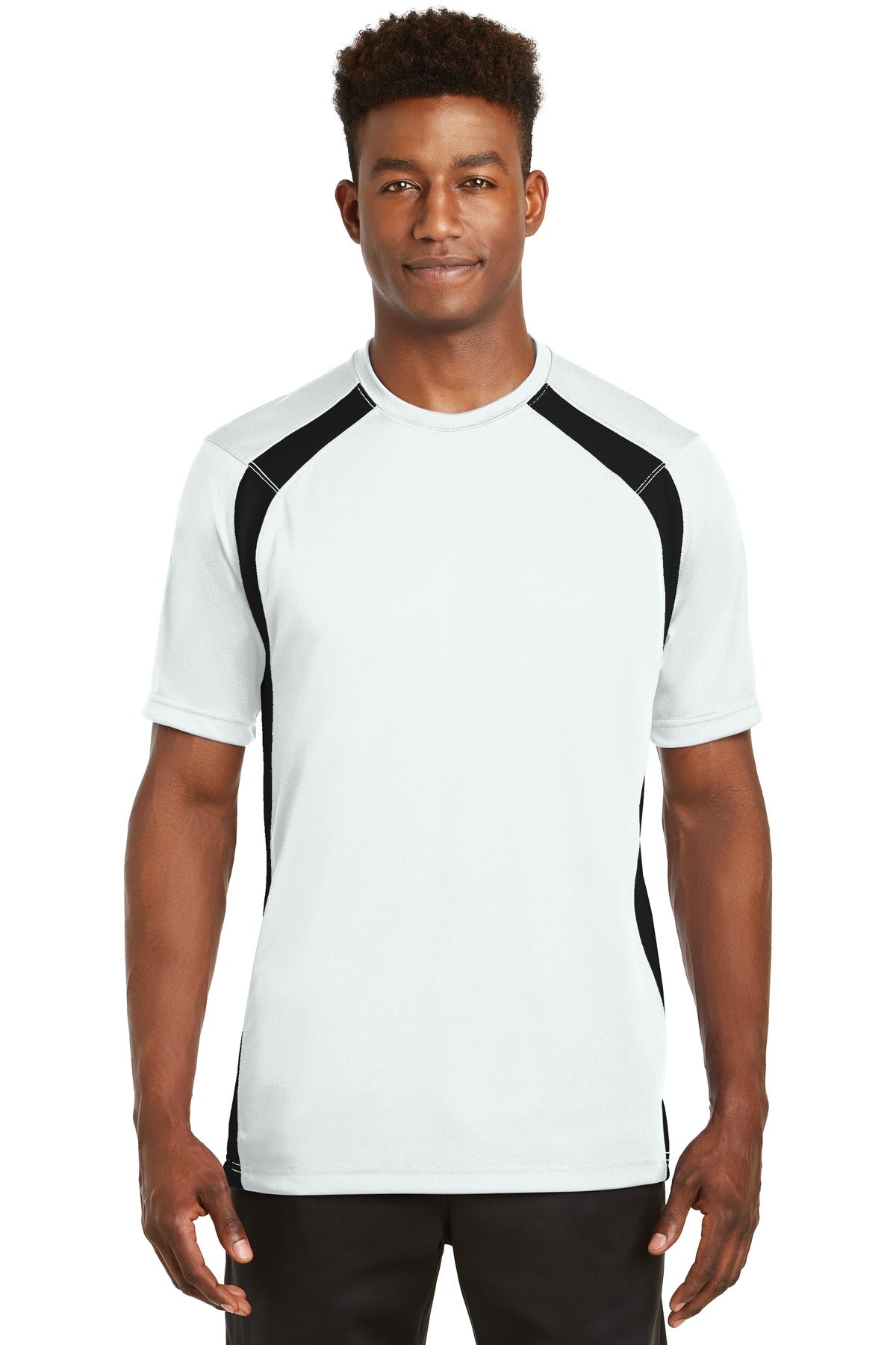 Sport-Tek Men's Dry Zone Colorblock Crew Mens Apparel Shirts & Tops