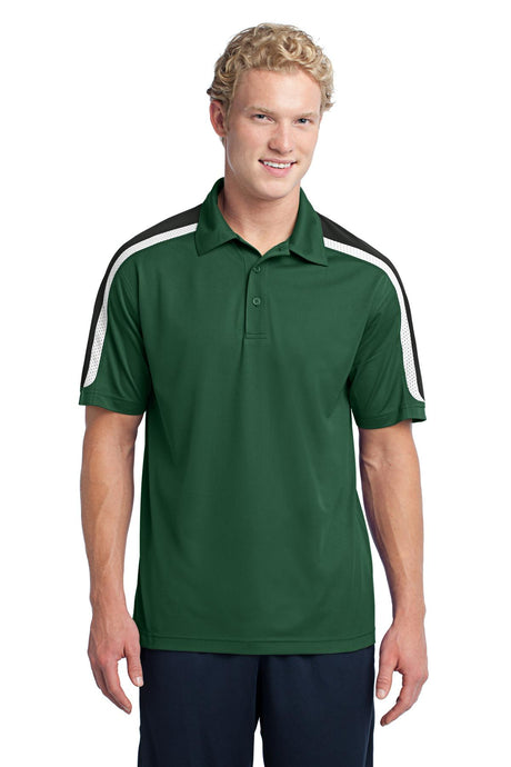 Sport-Tek Men's Tricolor Shoulder Micropique Sport-Wick Polo Mens Apparel Shirts & Tops