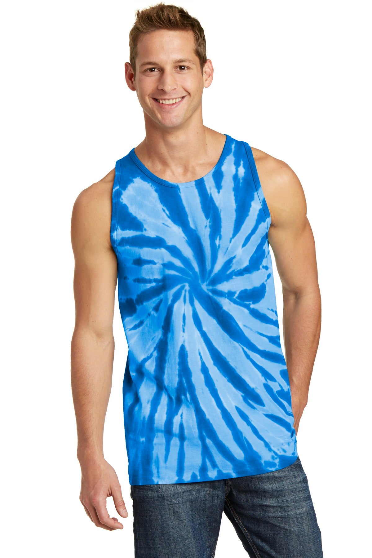 Port & Company Men's Tie-Dye Tank Top Mens Apparel Shirts & Tops
