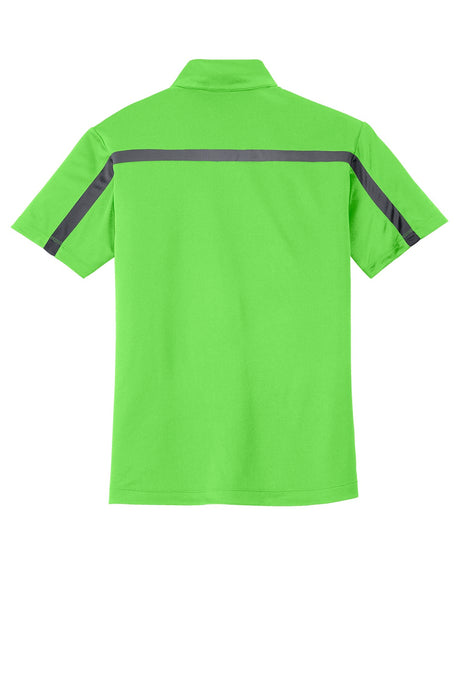 Port Authority Men's Silk Touch Performance Colorblock Stripe Polo. K547 Mens Apparel Shirts & Tops
