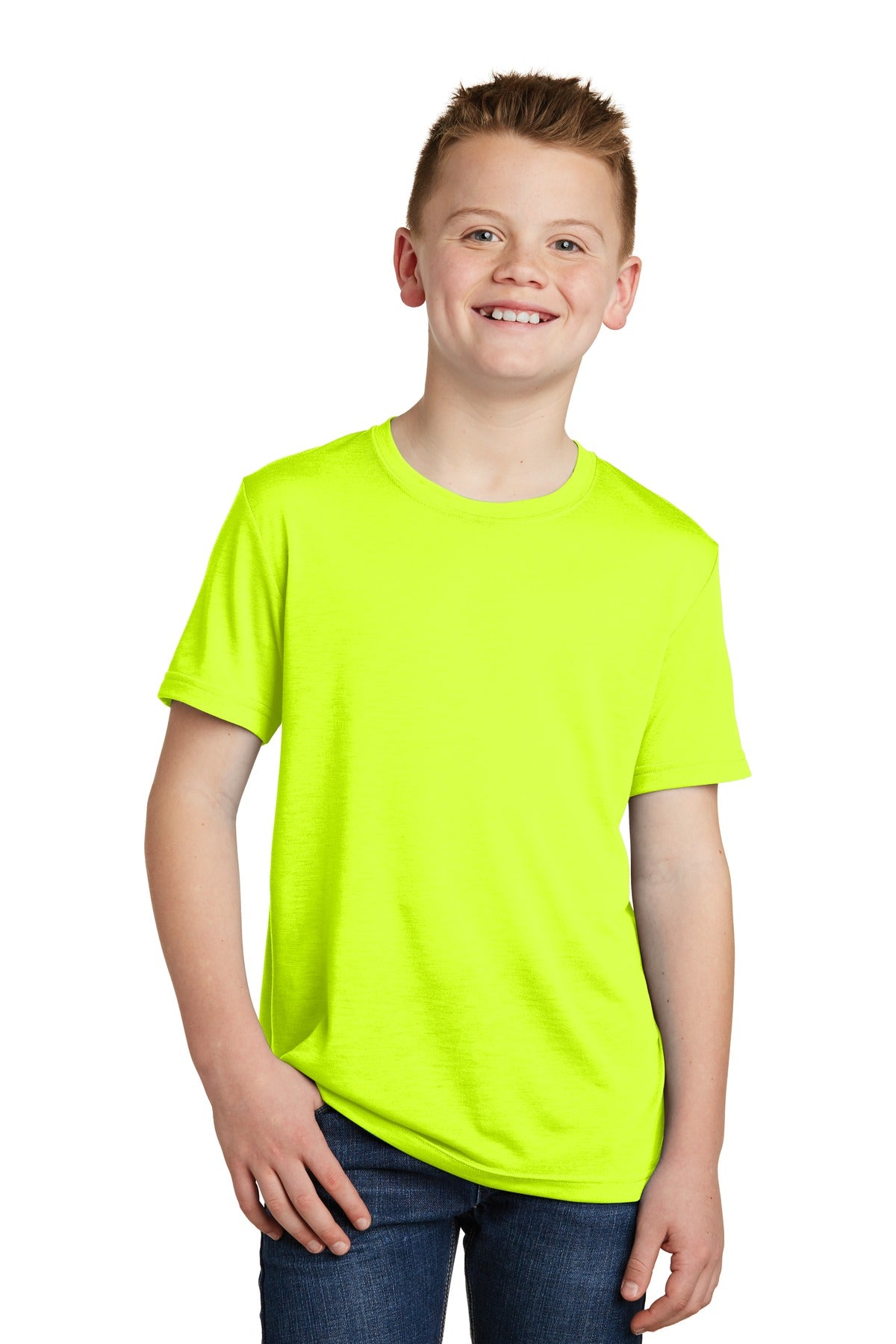 Sport-Tek Youth PosiCharge Competitor Cotton Touch Tee YST450 Youth Apparel Shirts & Tops